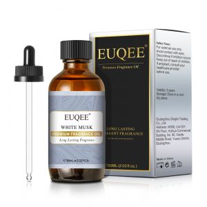 EUQEE 60ML huile parfumée Premium musc blanc brise de mer gomme à bulles chocolat cuir bébé poudre