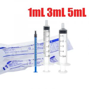 Petite seringue sans aiguilles, 5 à 100 pièces, 1ML, 3ML, 5ML, analyse des injecteurs de seringue en