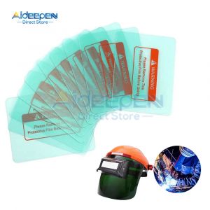 10Pcs De Soudage Casque Lentille Couverture Polycarbonate Transparent Plaque De Protection Feuille