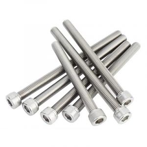 Vis à tête creuse M3 M4 M5 M6 M8, boulons à clé hexagonale Allen en acier inoxydable DIN912