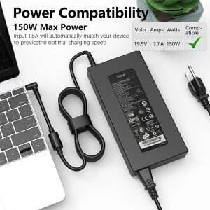 Chargeur adaptateur secteur 150W pour ordinateur portable HP ZBook 15 15U 15V G3 G4 G5 G6 Studio G3