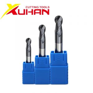 HRC50 2 cannelures boule nez fraise carbure de tungstène CNC routeur peu outil de fraisage outils de