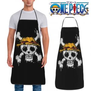 Tablier une pi&egrave;ce unisexe Anime chapeau de paille Pirates Cuisine Cuisine cuisson m&eacute;nage nettoyage