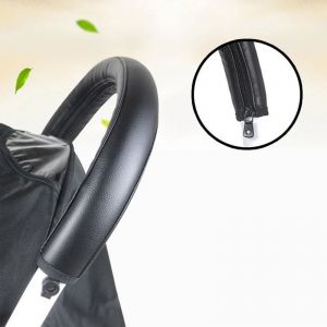 Accessoires de poussette pour bébé, housse de protection en cuir et accoudoir, barre de pare-chocs,