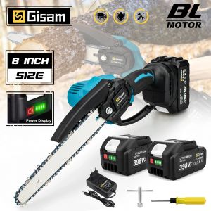 Gami 8 pouces scie électrique sans brosse scie à chaîne sans fil scie à chaîne de jardin à main