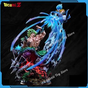 Figurine de Dessin Animé Dragon Ball Broly Gogeta de 23cm, Modèle Statue en PVC, Collection de