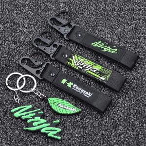 Porte-clés de moto série Kawasaki Ninja, lanière de ceinture, accessoires de décoration