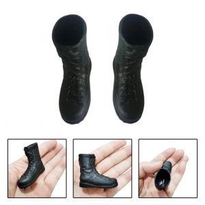 Bottes de skip mi-mollet pour hommes, chaussures formelles, bottes du désert, noir pour 12,