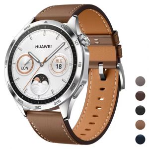 Bracelet de montre en cuir, 20mm 22mm, pour Huawei Watch GT4 GT3 Gt2e Pro 42 46mm, pour HONOR Watch
