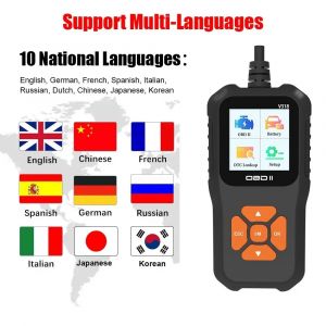 Nouveau Scanner OBD2 professionnel système de moteur automatique Diagnostic gratuit à vie automobile