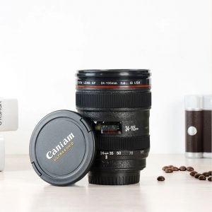 Tasse d'objectif d'appareil photo DSLR, 1 pièce, tasse à café n'est pas étanche