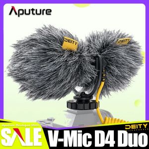 Deity v-mic D4 Duo double tête cardioïde fusil de chasse Microphone TRS 3.5MM Rycote micro à montage