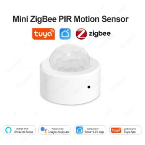Tuya – Mini capteur de mouvement PIR ZigBee, détecteur infrarouge intelligent du corps humain,