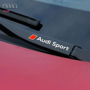 Autocollants d'essuie-glace de fenêtre de voiture, emblème de voiture, pour audi sport sline A1 A3