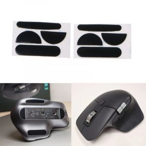 MX Master 3S – lot de 2 pieds de souris à bords arrondis et incurvés, pour patins de jeu sans fil