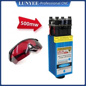 Module Laser violet bleu 500mW 405NM 12V, t&ecirc;te Laser focale r&eacute;glable avec contr&ocirc;le TTL PWM avec