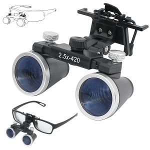 Loupe dentaire 2,5x 3,5x, Loupe binoculaire pour dentiste, Loupe réglable pour élèves, pour examen