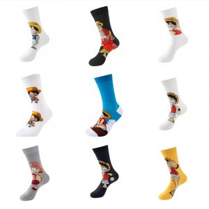 Dessin animé rue en plein air drôle Tony Tony Chopper chaussettes Luffy Cosplay chaussettes