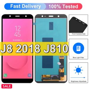 6.0 ''LCD pour Samsung Galaxy J8 2018 J810 LCD écran tactile numériseur assemblée pour Samsung