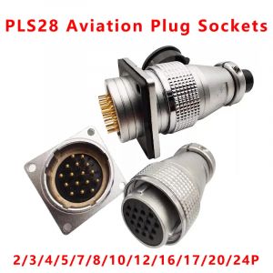 PLS28 P28-2/3/4/5/7/8/10/12/16/17/20/24/26 broches connecteur d'aviation prise WS28 mâle femelle