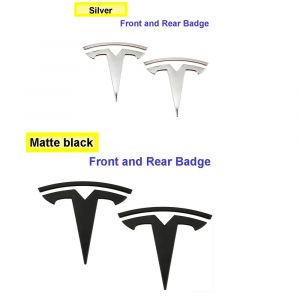 1 pièces ABS pour Tesla modèle 3 Mode Y capot avant de voiture Logo couverture emblème autocollant