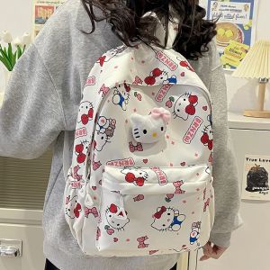 Kawaii Sanrio Hello Kitty dessin animé sac à dos pour bébé garçons filles enfants beau cartable