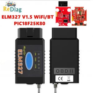 ELM327 V1.5 PIC18F25K80 WiFi/Bluetooth avec Scanner de Code de commutation OBD2 Bluetooth Elm327