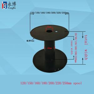 Bobine encliquetable pour tuyau de 60 mm, fil et câble, bobine en plastique, bobine vide