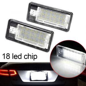 Lampe de plaque d'immatriculation Led pour voiture, pour Audi A3 8P S3 A4 B6 B7 A6 S6 A8 RS4 Q7,