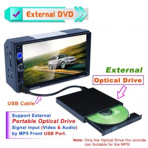Lecteur optique ROM externe USB 2.0 CD/DVD-ROM lecteur CD-RW graveur mince lecteur Portable