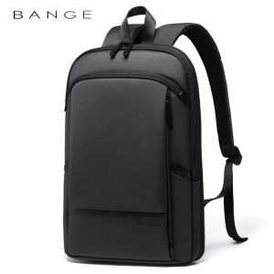 BANGE hommes d'affaires étanche 15.6 "sac à dos pour ordinateur portable mode mâle classique mode