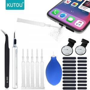 KUTOU bouchon Anti-poussière universel téléphone portable maille autocollant pour iPhone Samsung