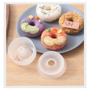 Moule &agrave; boules de riz, beignet rond antiadh&eacute;sif, machine &agrave; Sushi, bricolage, presse &agrave; boules de riz