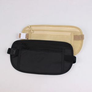 Sacs de ceinture de voyage en poudres invisibles, cadeau d'argent de passeport, portefeuille de