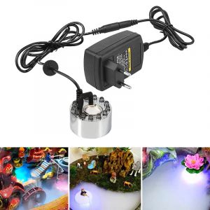 Brumisateur de lumière de citrouille de brumisateur d'étang de fontaine avec des lumières LED de 12