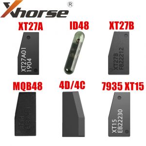 Xhorse-Puce Transpondeur Comt27A VVDI Super, VVDI MQB48, VVDI 7935, Puce Comt15 ID48, Lot de 10