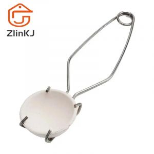 Pince à creuset en acier inoxydable de 25Cm, pince à creuset, bol en or blanc, accessoires de four