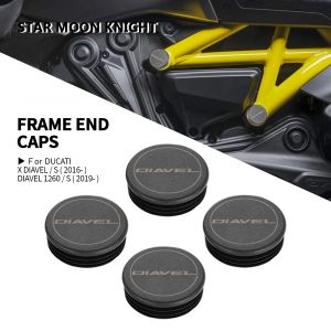 Pour Ducati X Diavel S 2016- Diavel 1260 S 2019-accessoires de moto cadre trou couvercle bouchons