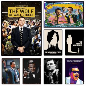 Affiches et imprimés de films classiques, citations du loup de Wall Street, impression sur toile,