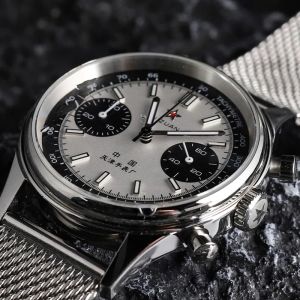 42mm chine Aviation chronographe Quartz 1963 montre pour hommes 21 Zuan pilote étanche toile mode