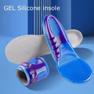 Semelles intérieures en Silicone GEL pour chaussures, Support orthopédique de la voûte plantaire,