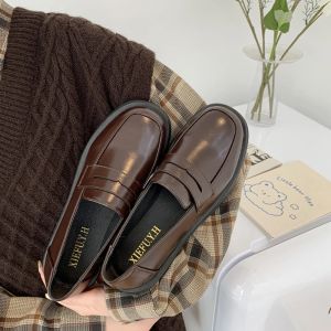 Mary Jane chaussures JK banlieue uniforme mocassins femmes Lolita chaussures filles école japonaise