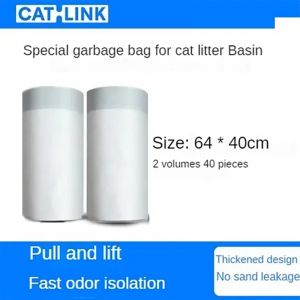 CATLINK &ndash; sac poubelle de toilette pour chat, sac poubelle de remplacement pour merde Pro-X Baymax,