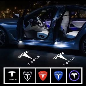 Projecteur de logo LED de porte de voiture, lumières de flaque d'eau ultra-lumineuses, lumière de