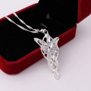 Mode le seigneur collier d'arwen Evenstar pendentif collier bijoux cristal crépuscule étoile