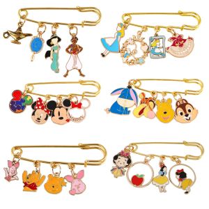 Mickey et Minnie broche princesse broche infirmi&egrave;re m&eacute;decin sac &agrave; dos revers &eacute;mail bijoux Alice