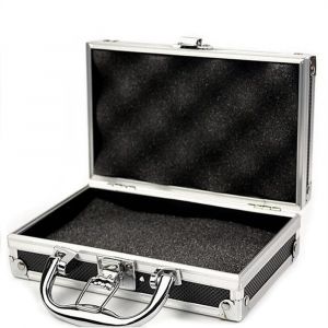 Boîte à outils Portable en alliage d'aluminium, boîte à outils antichoc, valise résistante aux