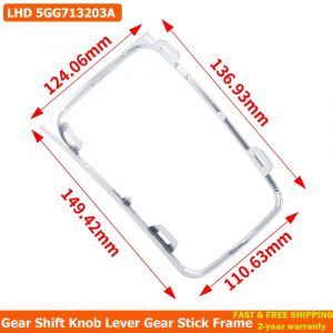 Pommeau de levier de vitesse automatique DSG, cadre de levier, support rapide pour VW Golf 7 7.5