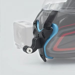 Support de menton avant pour casque de moto, support de caméra pour GoPro Hero DJI Osmo Action