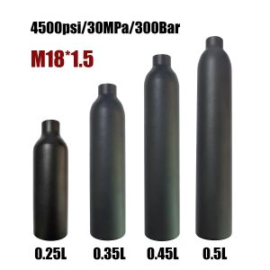 Réservoir d'air comprimé, cylindre de gaz haute pression, bouteille de CO2, 0,25l, 0,35l, 0,5l,